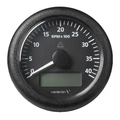 VDO Turteller 4000rpm - 85mm Sort - ViewLine - m/ LCD