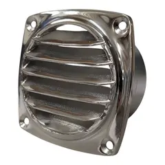 Ventilrist m/ slangestuss - 3" 316 - Syrefast til 75mm slange