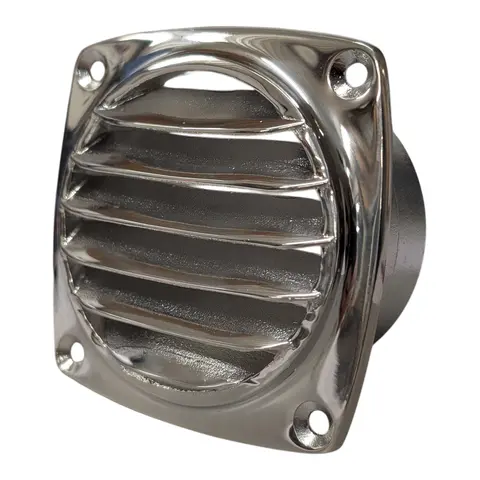 Ventilrist m/ slangestuss - 3" 316 - Syrefast til 75mm slange