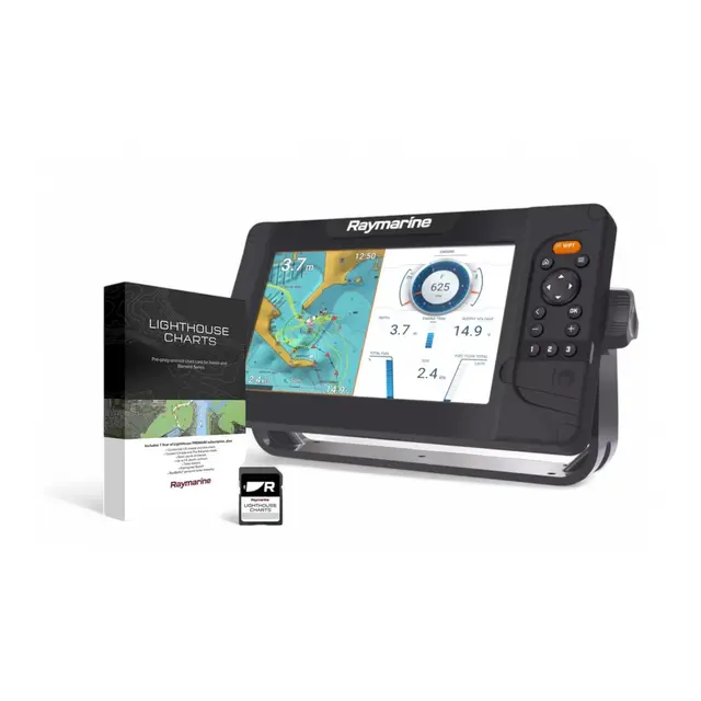 RAYMARINE Element 9S - Kartplotter/Ekko m/ Lightouse kart, Nord-Europa 