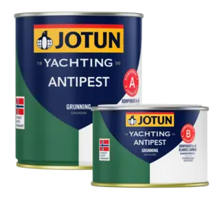 JOTUN Antipest 2-komponent Primer A+B Grå - 0,75 liter -epoxygrunning komplett