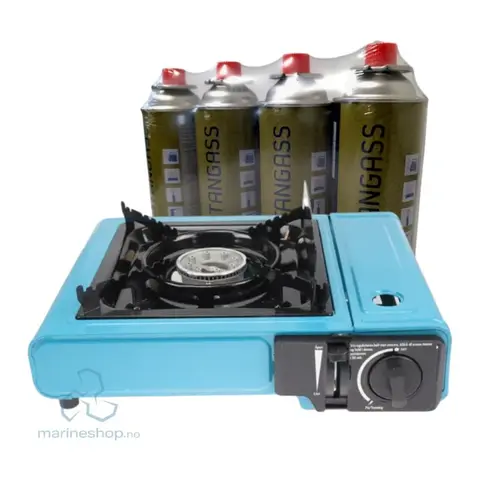 OSEAN Gass Kokeapparat + 4pk gass Minikjøkken med gassflasker