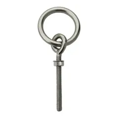 Ringbolt Syrefast 316 - maskingjenger 90mm - M6 - 55mm gjengeparti