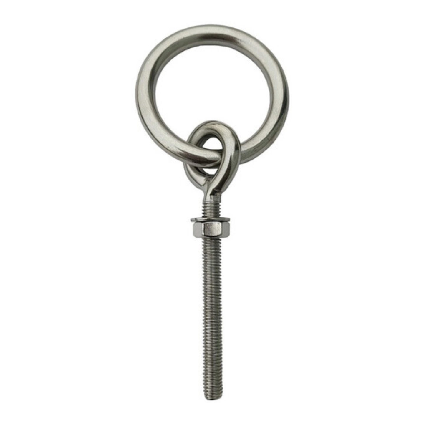 Ringbolt Syrefast 316 - maskingjenger 100mm - M6 - 74mm gjengeparti