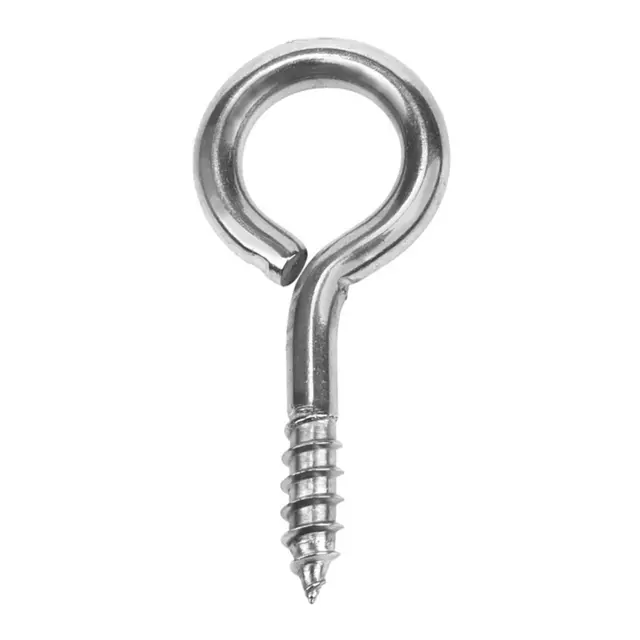Øyebolt med tregjenger Syrefast stål 316 - 6x60mm 