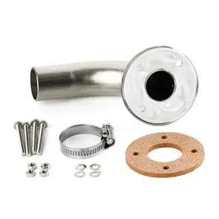 WALLAS Avgassutløp for kokeapp - vinkel