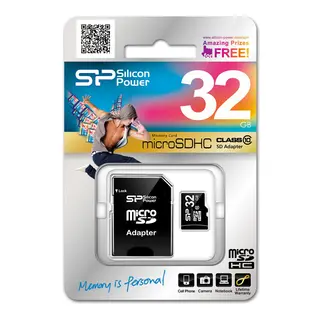 Micro SDHC adap klasse 10, 32GB