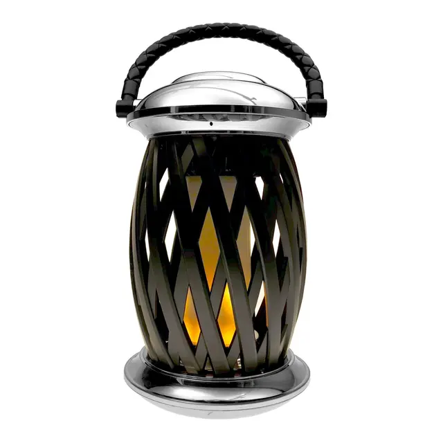 HOMELINE Flammelampe LED Ignis, chrom 