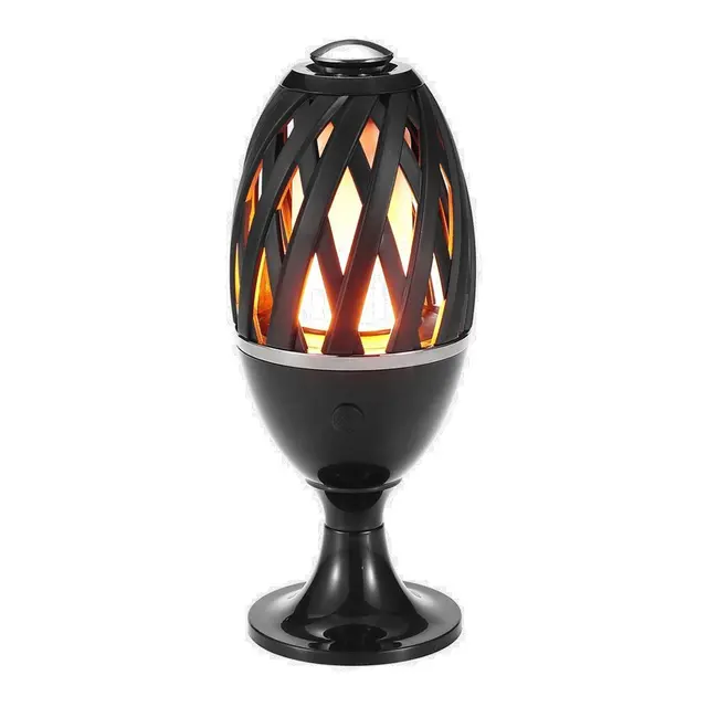 HOMELINE Flammelampe LED Apollo, sort 