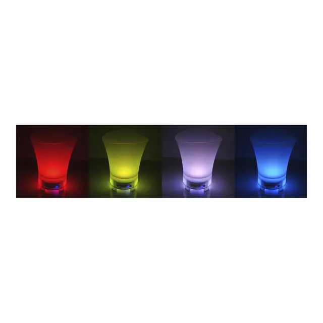 HOMELINE Drikkekjøler m/ LED fargelys m/ Bluetooth høyttaler 