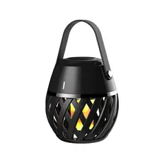 HOMELINE Flammelampe LED Helios Sort - m/bluetooth spiller