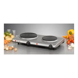 Kokeplate dobbel, st&#229;l Eltac DK 29 2500 watt
