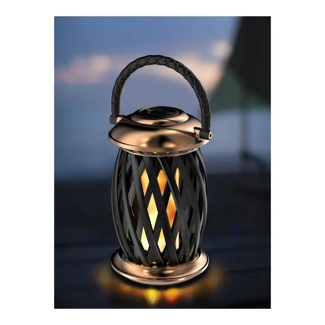 HOMELINE Flammelampe LED Ignis, kobber 