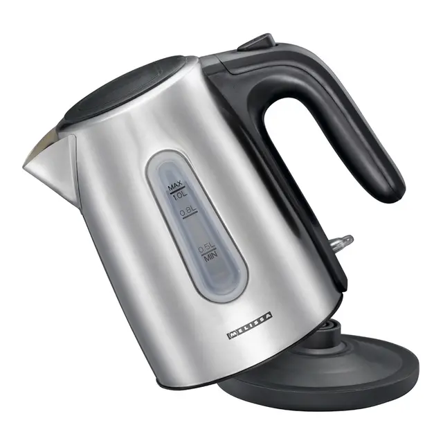 Vannkoker Melissa 1 liter stål og svart 1100 watt 
