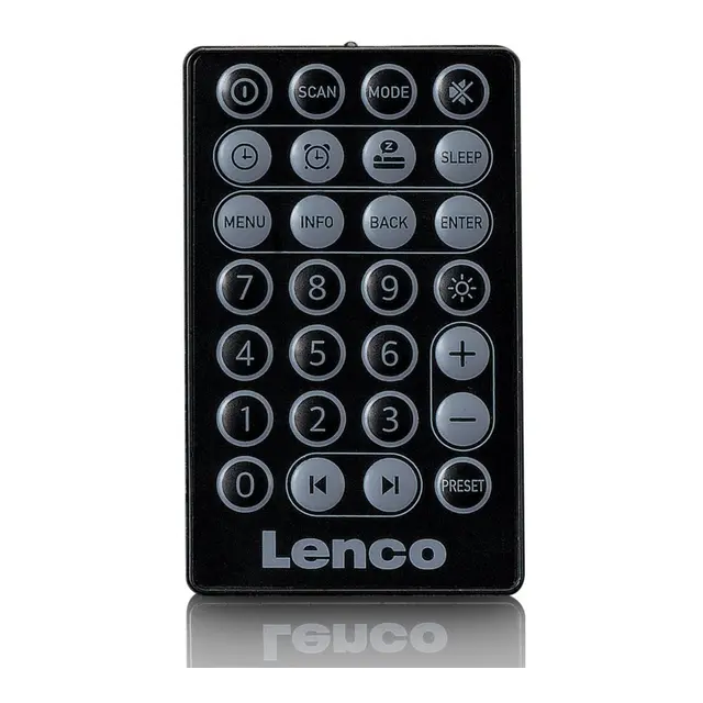 DAB Radio, Lenco Pdr-051, oppl.bar, BT svart/sølv 