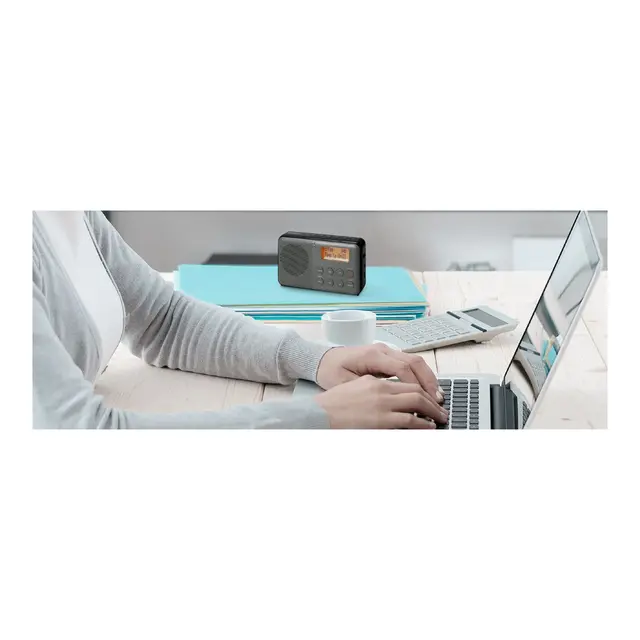 SANGEAN DAB+ Lommeradio  DPR64 Pocket 640 Sort - 