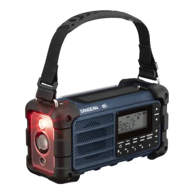 SANGEAN DAB+ solcelleradio  Mmr-99 Blå Blåtann 