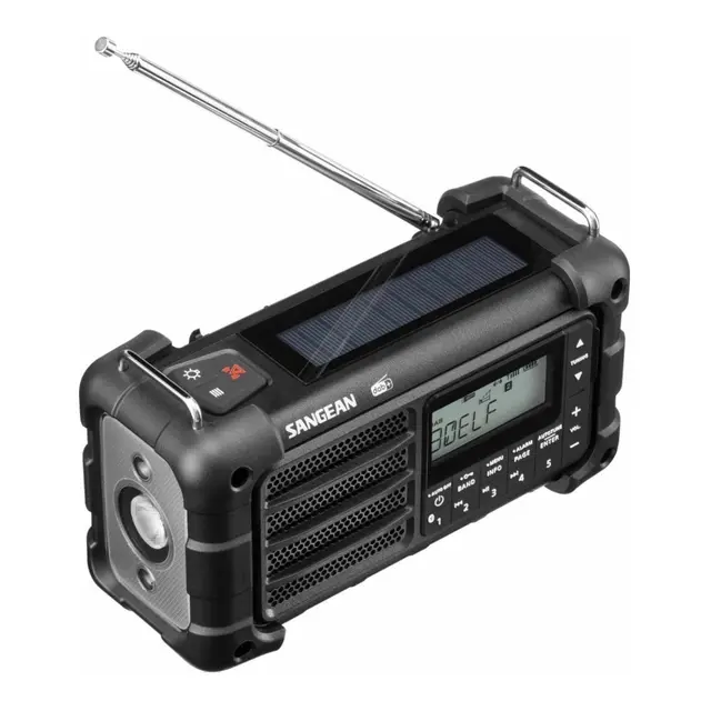 SANGEAN DAB+ Solcelleradio MMR99 Sort - med bluetooth 