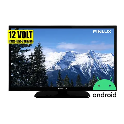 FINLUX 24&quot; TV 24-FMAG-9060, 12V SmartTV - Android - WiFi