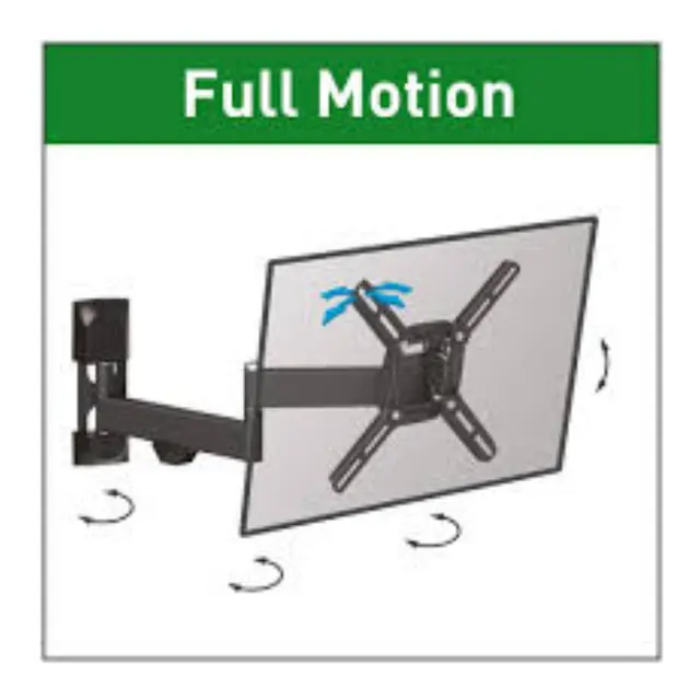 TV Veggfeste med sving og tilt Opp til 39",25kg - Feste opp til 20x20cm 