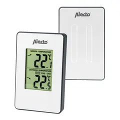 Termometer ute/inne Alecto med maks og min. temp