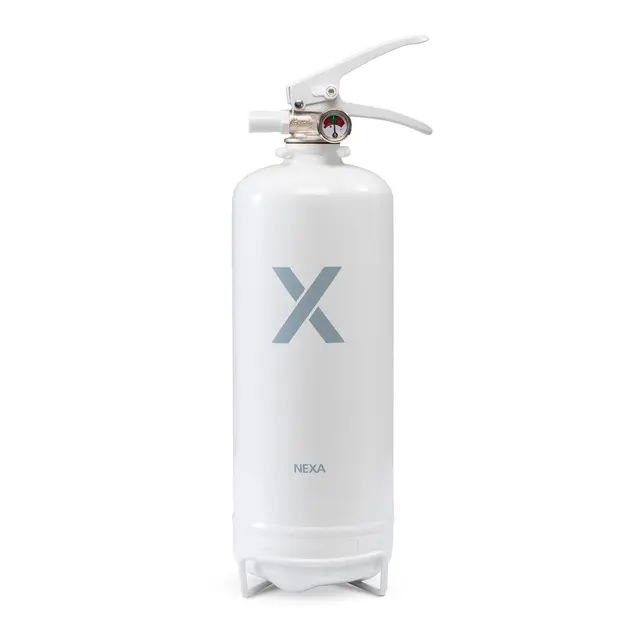 Brannsluknings-apparat hvit Nexa 2 kg PD2 