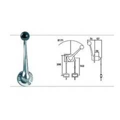 KHAN Sidemontert kontrollboks &quot;ST&quot; Sidemontert kompakt enkel utgave 32360