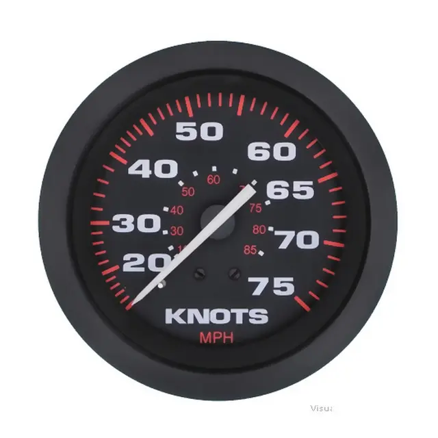 VEETHREE Fartsmåler 75 knop m/ giver Ø3" - Amega 
