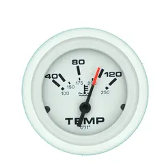 VEETHREE Vanntemp.m&#229;ler 40-120&#176;C &#216;2&quot; - Arctic - 10-180 Ohm
