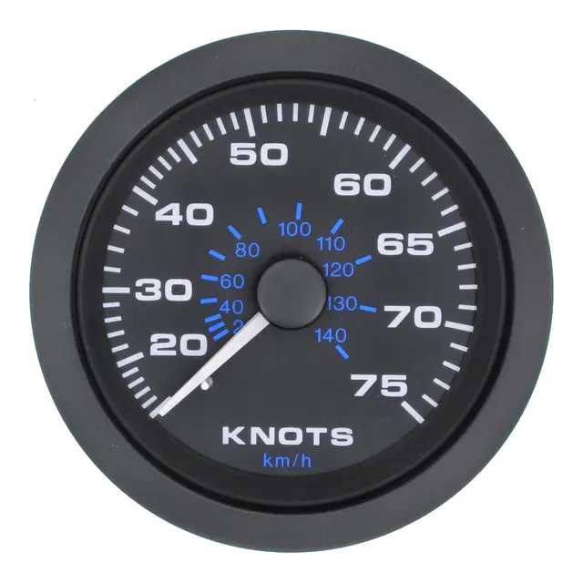 VEETHREE Fartsmåler 0-75 knop m/giver Ø3" - Premier Pro 