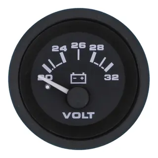 VEETHREE Voltmeter 20-32 Volt &#216;2&quot; - Premier Pro