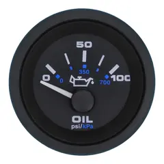 VEETHREE Oljetrykksm&#229;ler 0-100 PSI &#216;2&quot; - Premier Pro