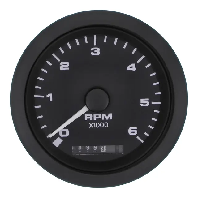 VEETHREE Turteller + Time Bensin 0-6000r Ø3" - Premier Pro - Outboard/Inboard 