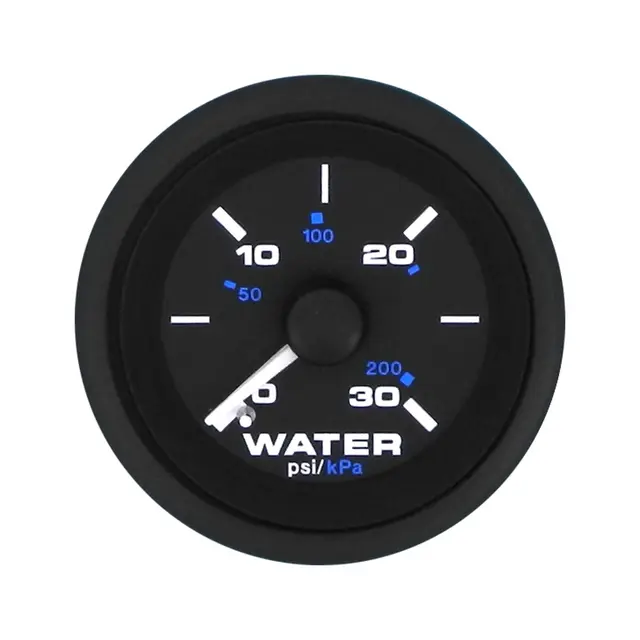 VEETHREE Vanntrykksmåler 0-30 PSI Ø2" - Premier Pro - for Outboard m/giver 
