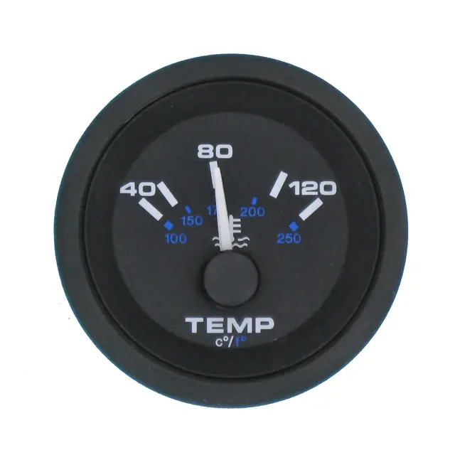 VEETHREE Vanntemp.måler 40-120°C Ø2" - Premier Pro - 240-33 Ohm 