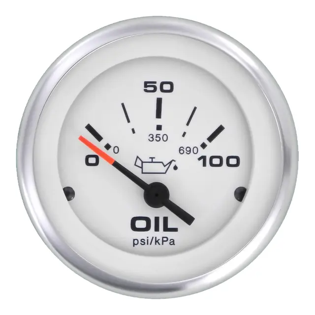 VEETHREE Oljetrykksmåler 0-100 PSI Ø2" - Lido Pro 