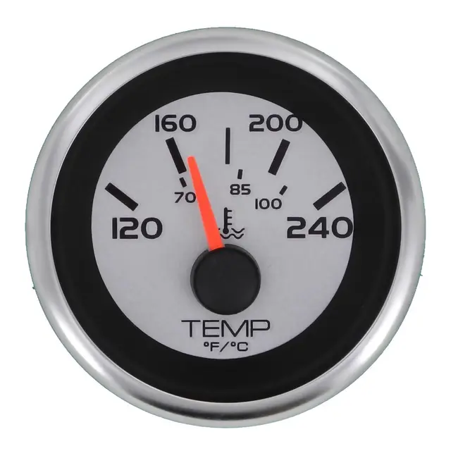 VEETHREE Vanntemp.måler 120 -240°F Ø2" - Argent 