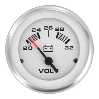 VEETHREE Voltmeter 20-32 Volt &#216;2&quot; - Lido Pro
