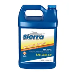 SIERRA 25W-50 FC-W, Verado, 4 liter 25W-50 motorolje for Mercury Verado