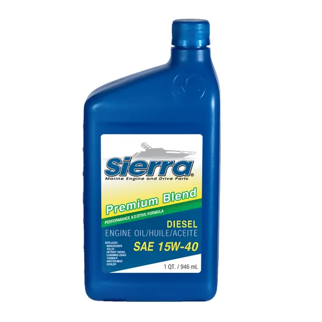 SIERRA 15W-40 Diesel, Volvo/Mercruiser 1 liters flaske 