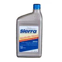 SIERRA Girolje, Halv Syntetisk - 1 liter Erstatter Quicksilver, Yamalube ++