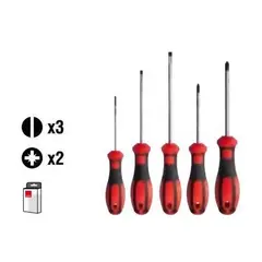 CETAFORM Skrutrekkersett, 5 deler C-PLUS