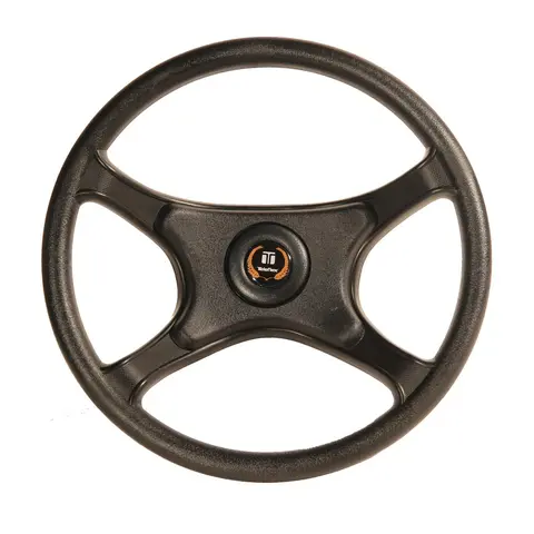 LUISI Ratt Sort Plast (GARDA) &#216;35,0 cm - Passer rett p&#229; styresnekka