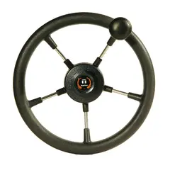 LUISI Ratt Sort 5-eket m/hurtigsv (COMO) &#216;32,0 cm - Passer rett p&#229; styresnekka