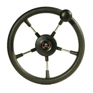 LUISI Ratt Sort 5-eket m/hurtigsv (COMO) &#216;32,0 cm - Passer rett p&#229; styresnekka