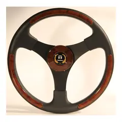OBA Ratt Sort/Rosentre (EQUI NAVY) &#216;35,0 cm - u/hub