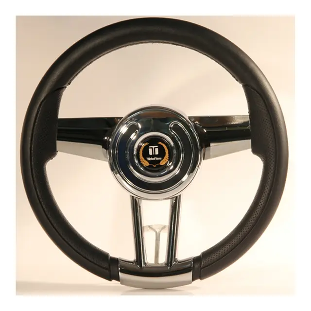 OBA Ratt Sort/Crom (GARBINO CROMATO) Ø36,0 cm - u/hub 