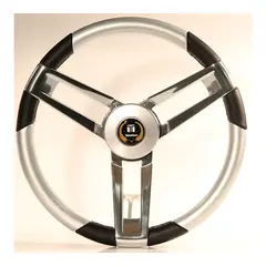OBA Ratt S&#248;lv/Sort/Crom (MAGELLANO) &#216;36,0 cm - u/hub