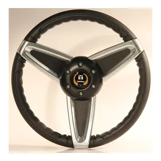 OBA Ratt Sort/Crom &quot;lukket&quot; (MAESTRALE) &#216;36,0 cm - u/hub