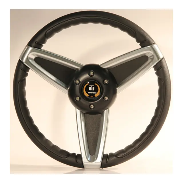 OBA Ratt Sort/Crom "lukket" (MAESTRALE) Ø36,0 cm - u/hub 